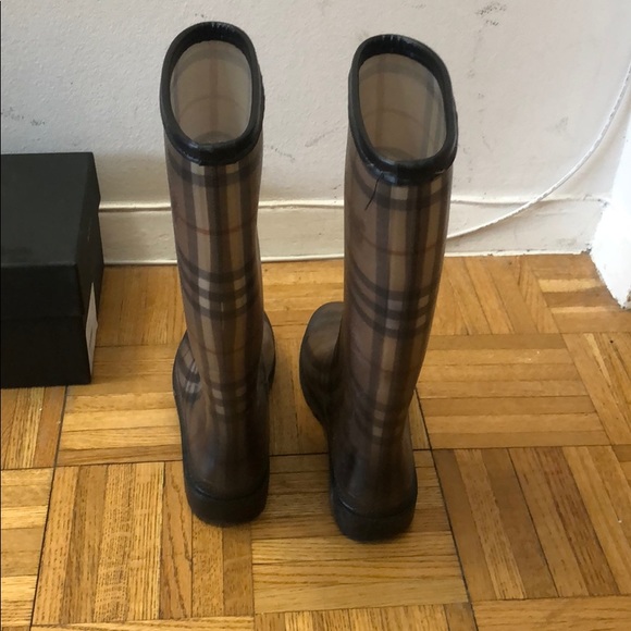 Burberry Nova Check rain boot - Picture 3 of 4